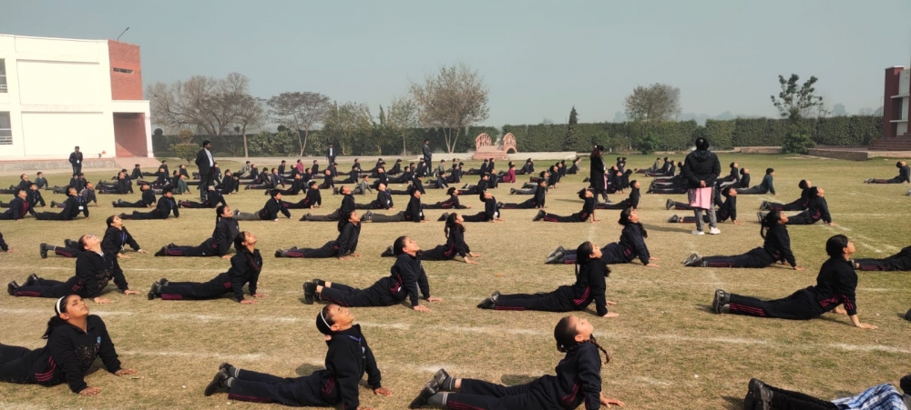 Yoga at Uttam Public School