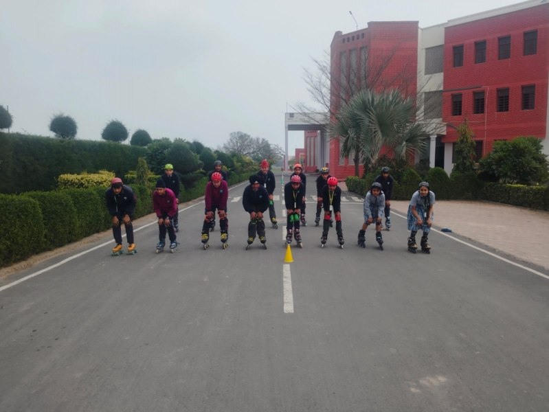 Skating at Uttam Public School